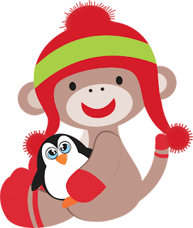 Animals For Christmas Clipart