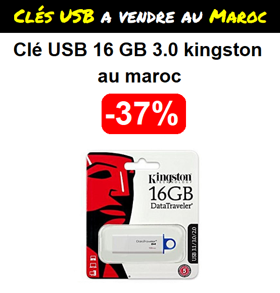  Clé USB kingston 16 GB 3.0   a vendre au maroc 