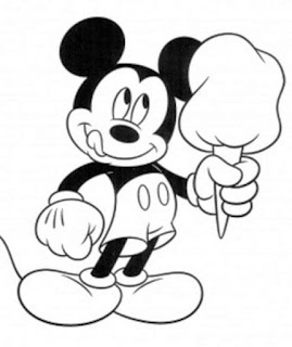 Sketsa Mewarnai Gambar Kartun Mickey Mouse 20166