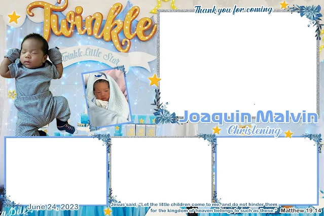 Sample Twinkle Twinkle Little Star photo booth Design