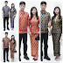 Model Baju Sarimbit Batik Terbaru Seri Katika