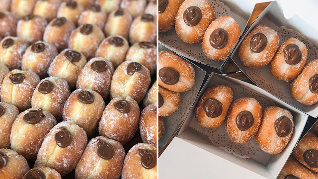 Cara Buat Dan Resepi Bomboloni Viral Dengan Inti Krim Coklat