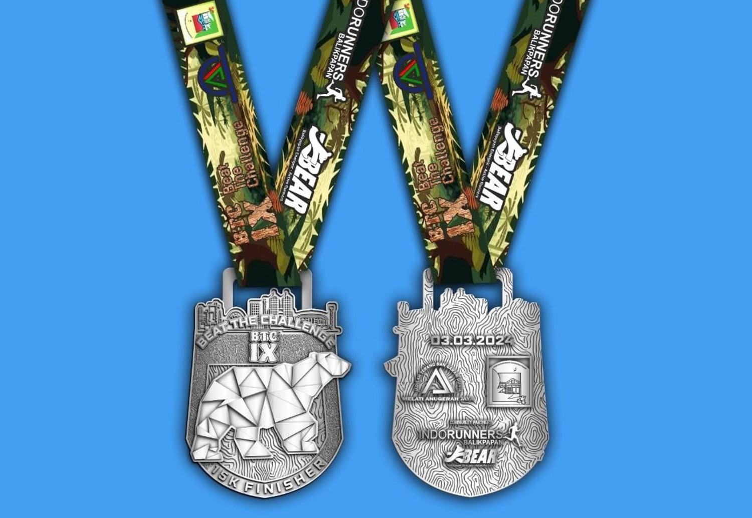 Medali 🏅 Bear Trail Challenge IX 2024