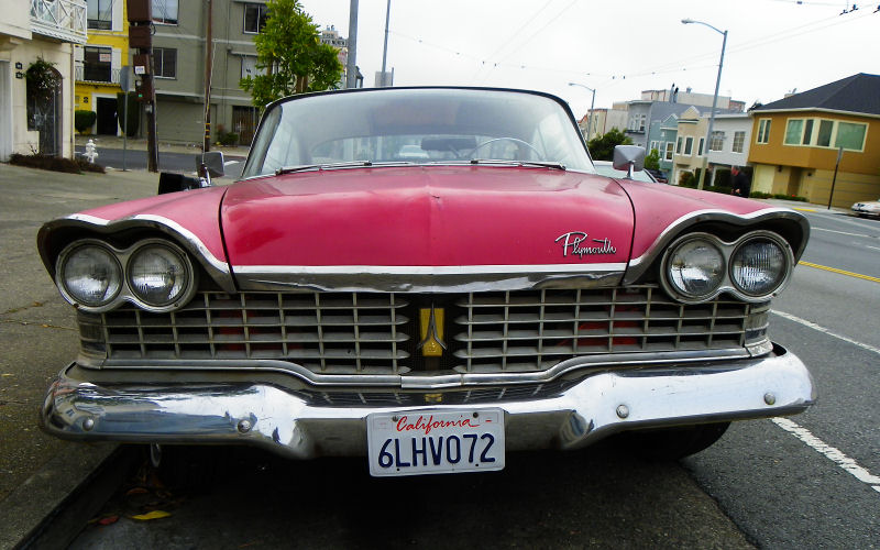 San Francisco Street Sighting 1959 Plymouth Fury