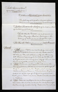 Copy of Supreme Court documents for Bridget's Divorce