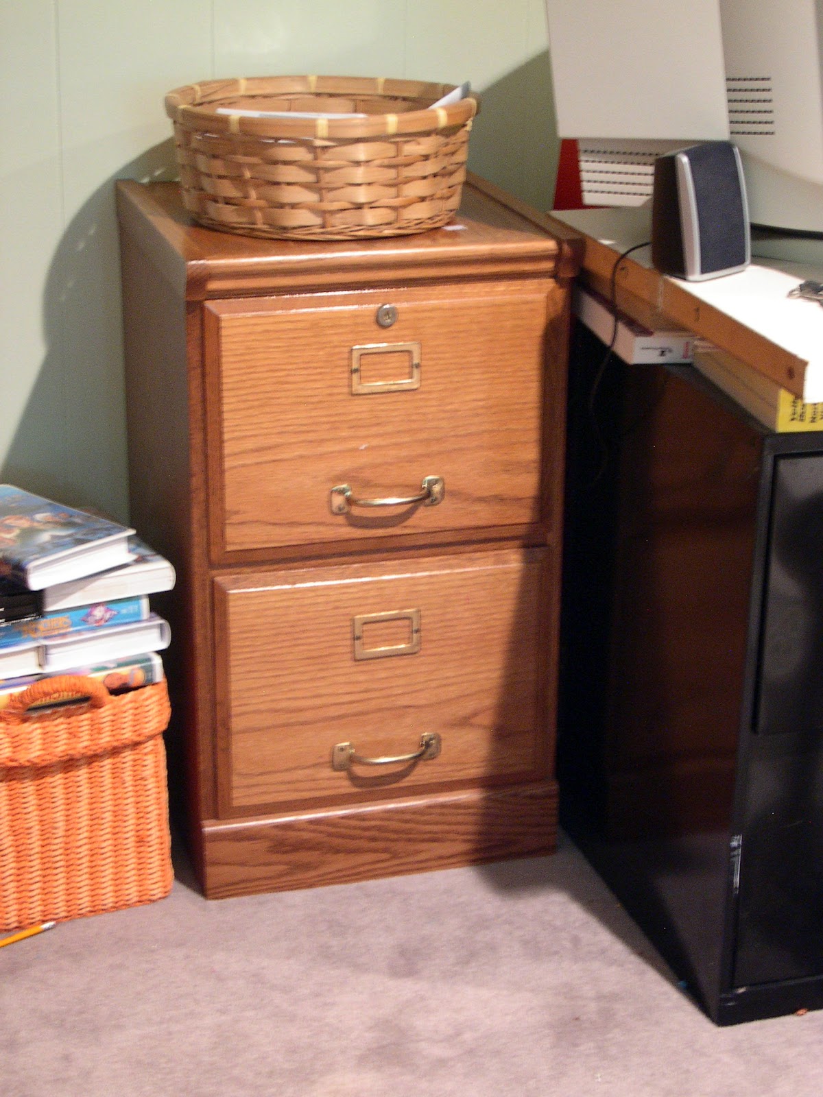 wood file cabinet plans free