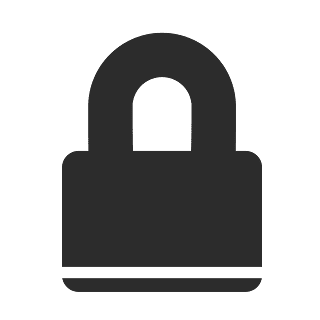 A padlock icon (credit to https://openclipart.org/detail/68533/padlock-icon)