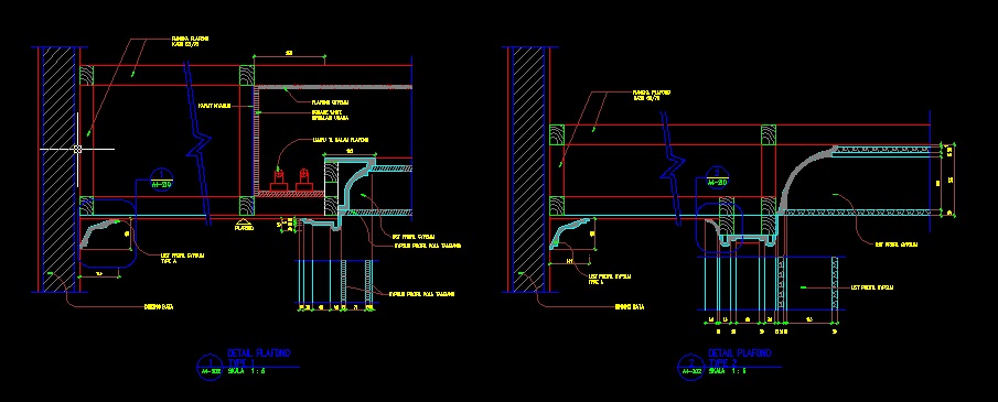  Download  Gambar Kerja Detail  Plafon dwg Autocad  Kaula 