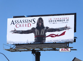 Assassins Creed movie billboard