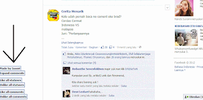 Cara Memasang Auto Like di Facebook