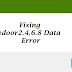 Fixing Reedoor2.4.6.8 Data Error: An Easy Guide