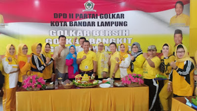 HUT ke-55, DPD Partai Golkar Bandarlampung Gelar Berbagai Rangkaian Acara