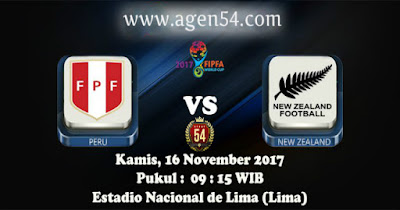 Prediksi Bola Jitu Peru vs New Zealand 16 November 2017