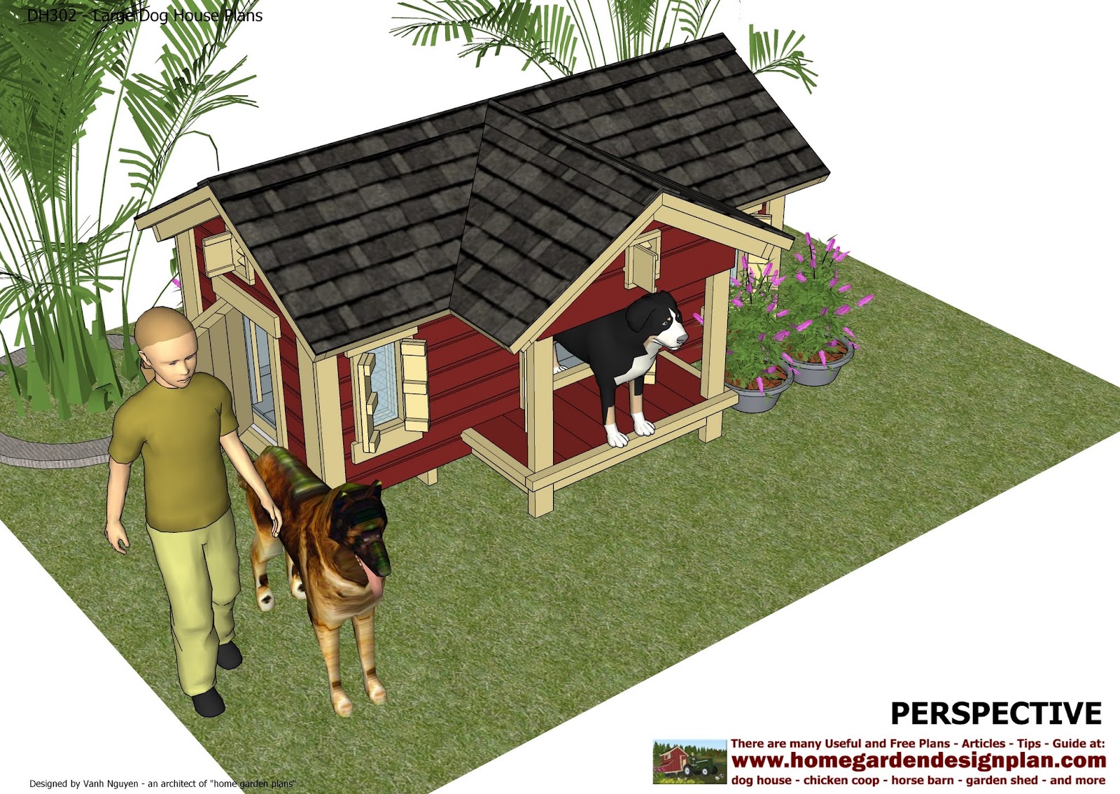 plans for wood dog house