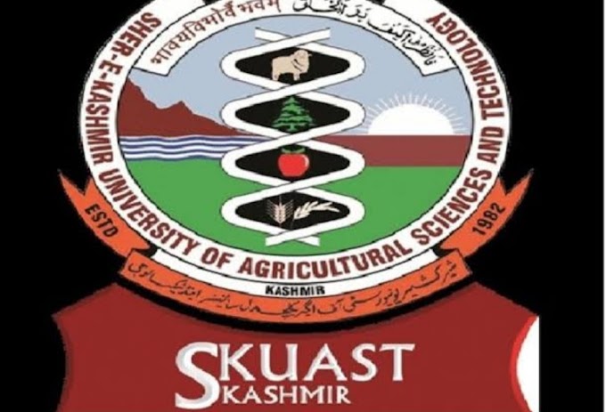 SKUAST - Kashmir | Admission Notification for Undergraduate Degree programmes - 2021 | Date of Entrance to be notified separately 