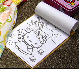 Hello Kitty Themed Operation Christmas Child Shoe Box Gift DIY coloring book