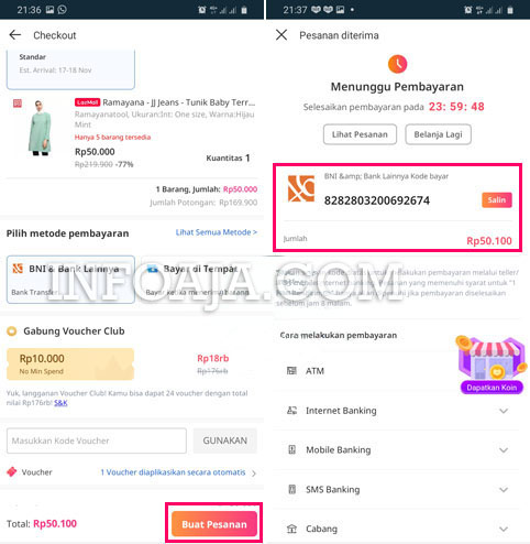 bayar orderan lazada pakai gopay