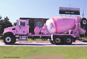 Pink Town (pink cement truck)