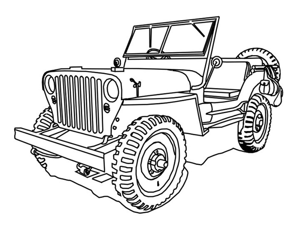 Jeep Coloring Pages 10