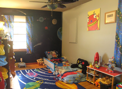 GF Design: Environmental Design: Space/Robot Themed Kids' Room