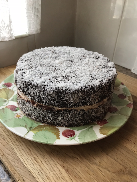 Gluten Free Lamington Sponge Cake