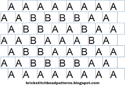 Free Brick Stitch Alphabet 1 Letter D Pattern Word Chart
