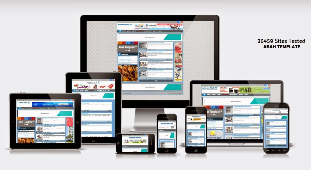 Template Responsive Adsense Abah