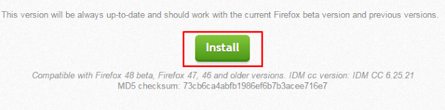 Cara Memasang Add ons IDM di Mozilla Firefox