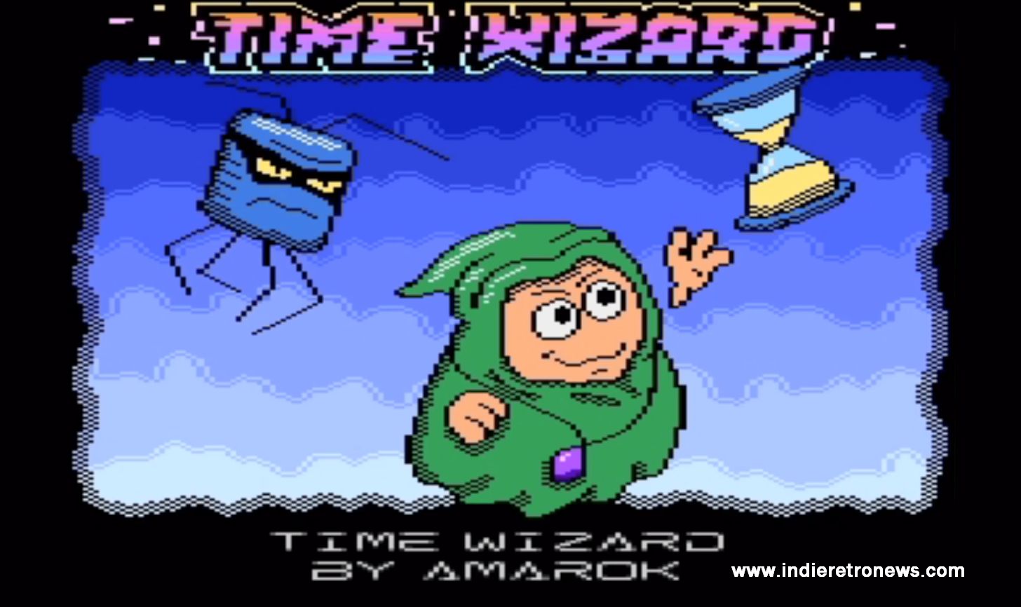 Indie Retro News: Time Wizard - Control Time in this upcoming Atari XL/XE  game by Amarok