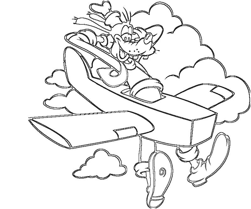 printable-goofy-reading_coloring-pages