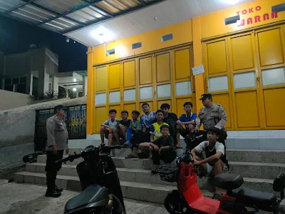 Bhabinkamtibmas Polsek Cimarga Polres Lebak Sosialisasi Bahaya Narkoba, Kenakalan Remaja, Tawuran, Balap Liar, Asusila Dan Genk Motor Di Desa Sangkanmanik