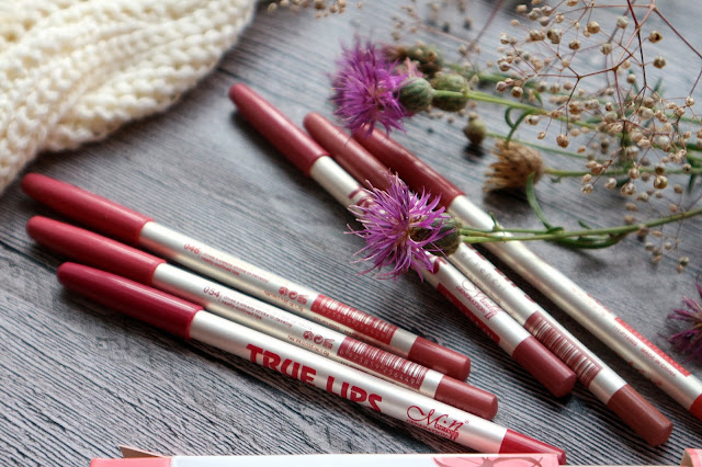 12 Colors Professional Waterproof Lip Liner Pencil Set