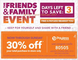 Payless Shoes coupons february