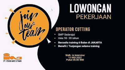 operator cutting pt. osaga mas utama brebes