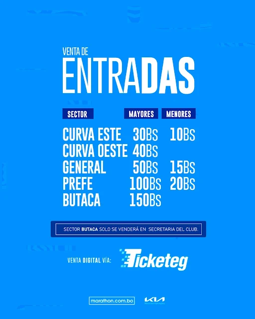 Venta de Entradas Blooming vs The Strongest