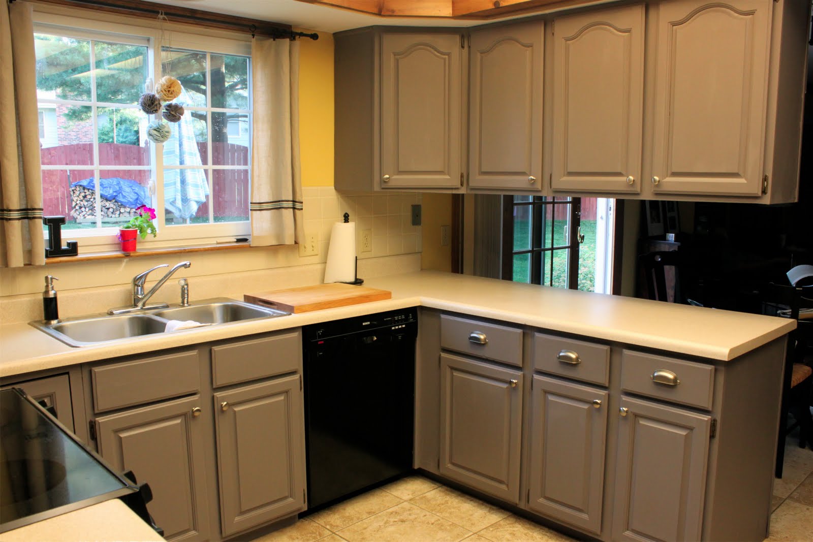 645 workshop by the crafty cpa: work in progress: painting kitchen cabinets