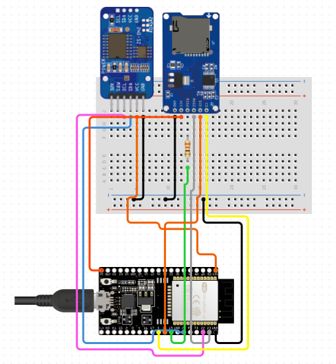 Penyimpanan Data (Data Logging) Waktu dari RTC DS3231 ke SD Card pada ESP32 | Arduino