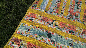 Selvage pineapple fruit of the Spirit quilt