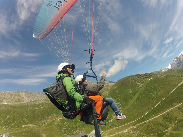 vuelo en parapente