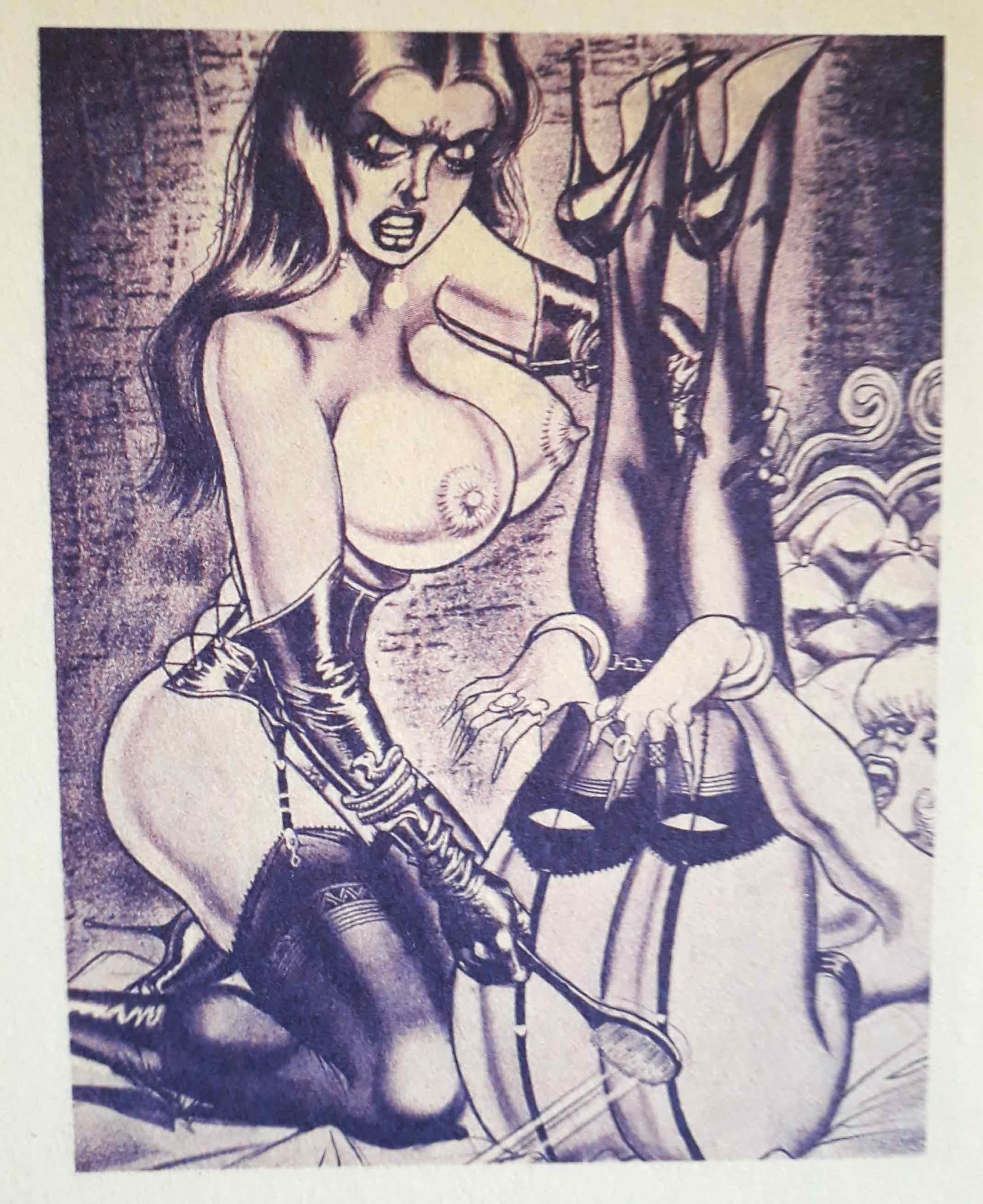 dessin érotique BDSM de Bill Ward