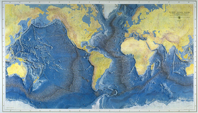 Resultado de la imagen de relieve oceanico mapa