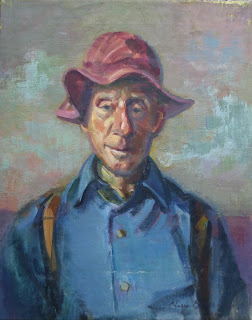 Man in a Red Hat Portrait