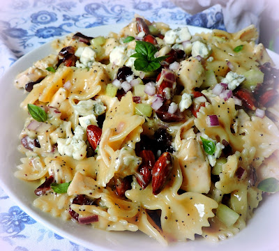 Turkey, Sour Cherry & Almond Pasta Salad