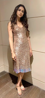 Rakul Preet with Cute Expressions for an Event in Colombo 3