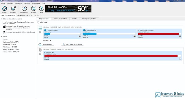 Macrium Reflect Free maintenant en français ! (logiciel de sauvegarde et restauration du système)