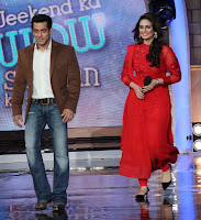 Madhuri & Huma promote 'Dedh Ishqiya' on Bigg Boss 7 with Salman