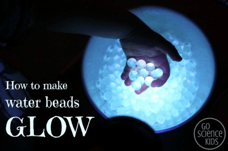 how to make glow in the dark water beads