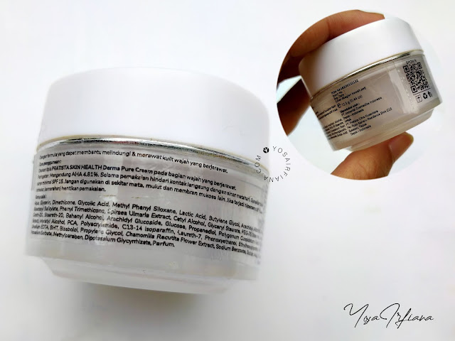 REVIEW DERMA PURE CREAM PRATISTA SKINCARE