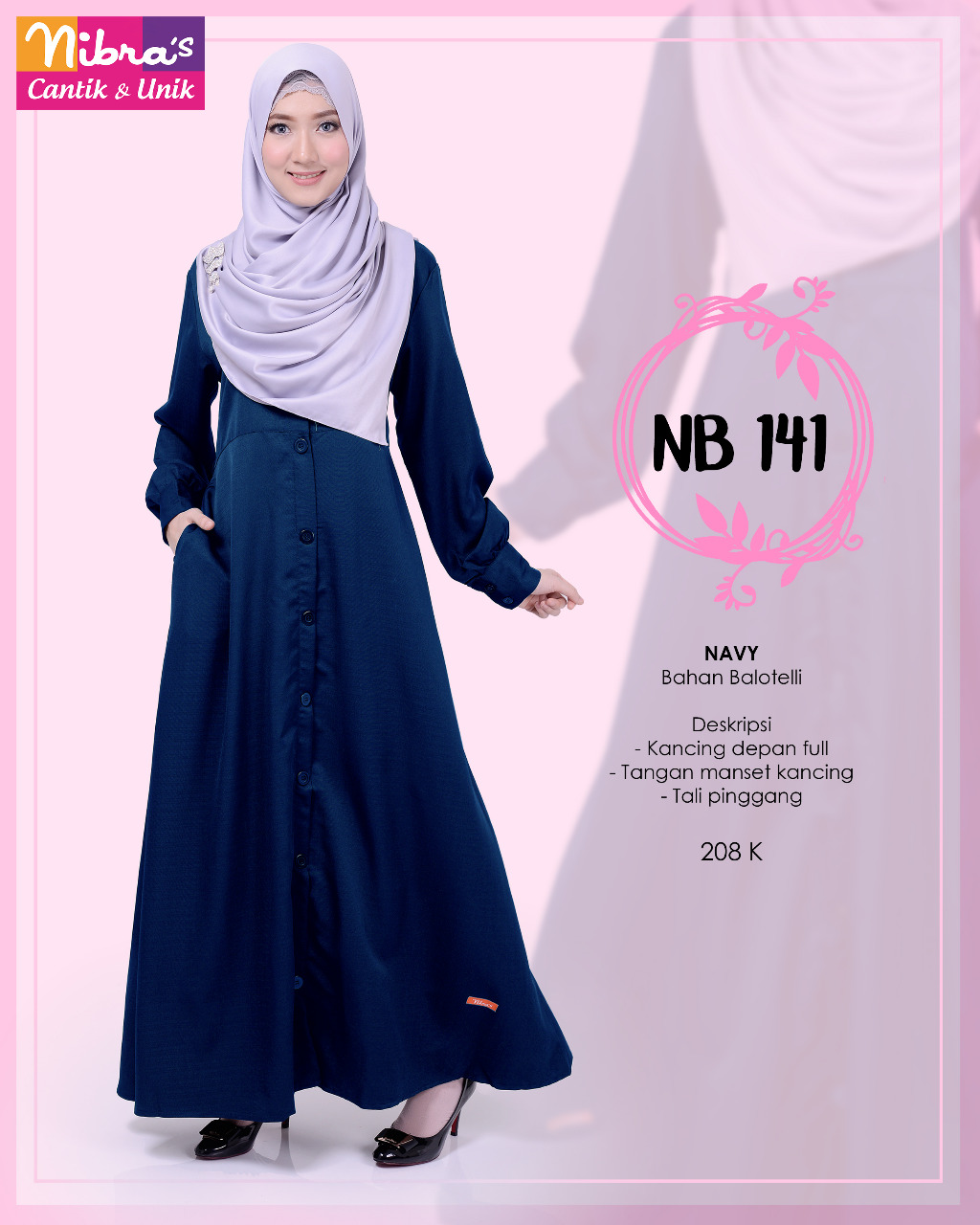 KOLEKSI GAMIS TERBARU NIBRAS NB.141