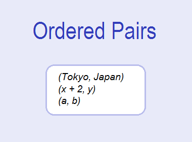 Ordered Pairs